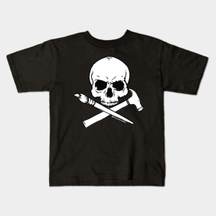 Builders Jolly rodger Kids T-Shirt